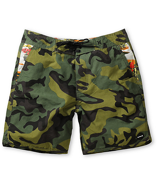 hurley camo board shorts