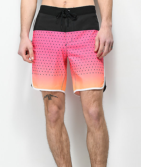 hurley phantom pink board shorts