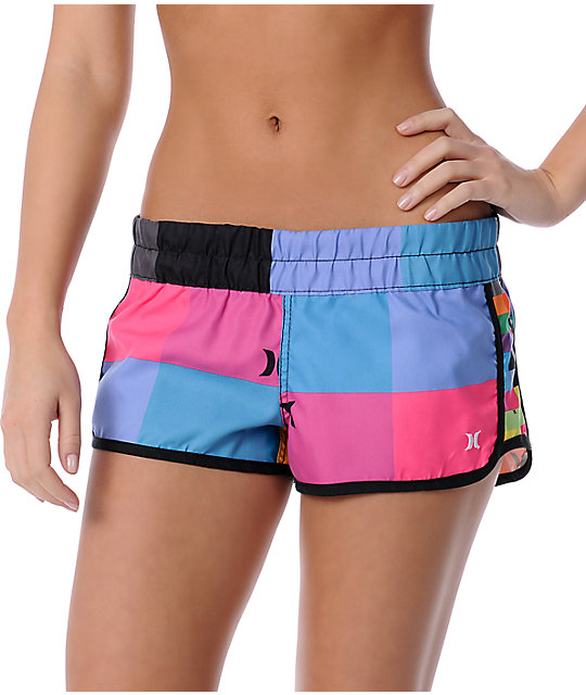 hurley swim shorts womens