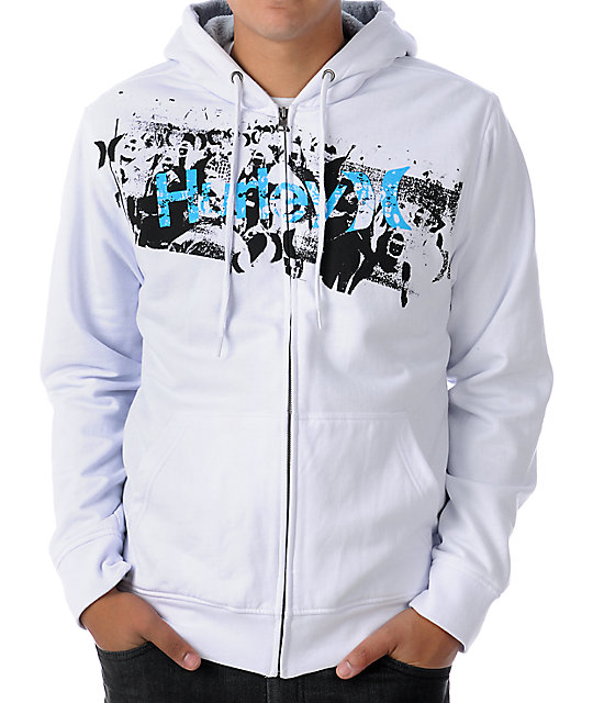 hurley sherpa lined hoodie