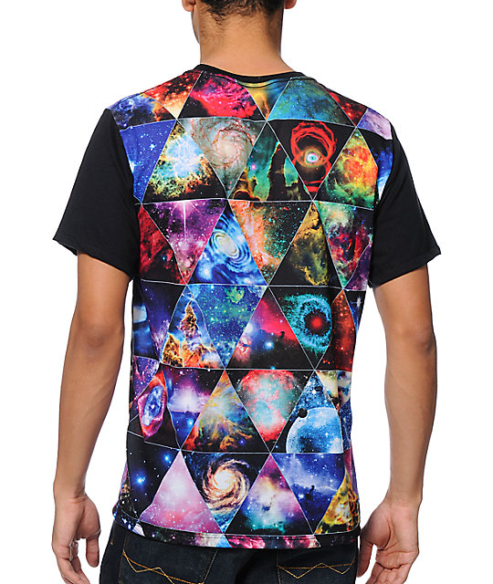 Imaginary Foundation Equilateral Panel Black Sublimation T-Shirt | Zumiez