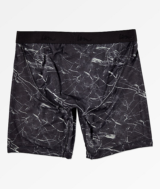 Imperial Motion Black Marble Boxer Briefs Zumiez