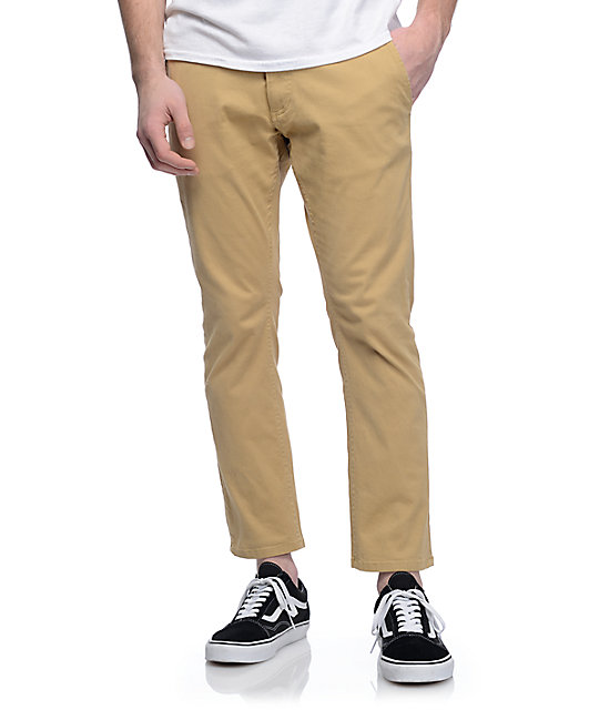 cropped khakis