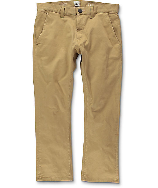 Imperial Motion Federal Cropped Khaki Chino Pants | Zumiez