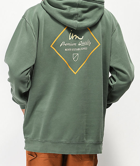 under armour dark green hoodie