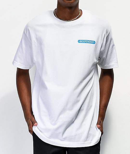 independent shirt white