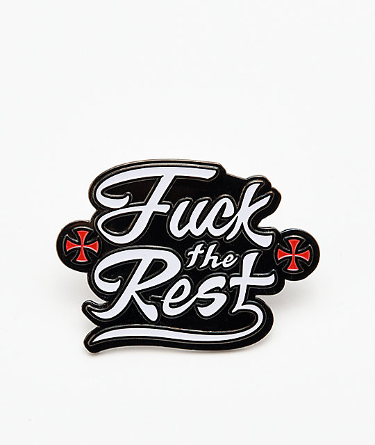 Independent Fuck The Rest Script Enamel Pin | Zumiez Pin on Brands