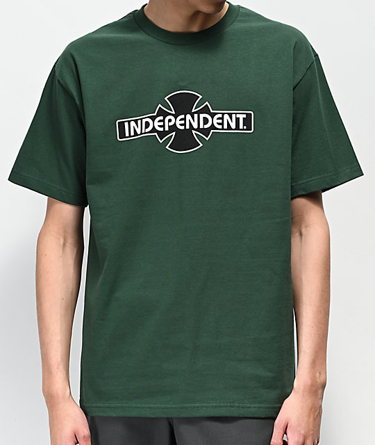 green independent shirt