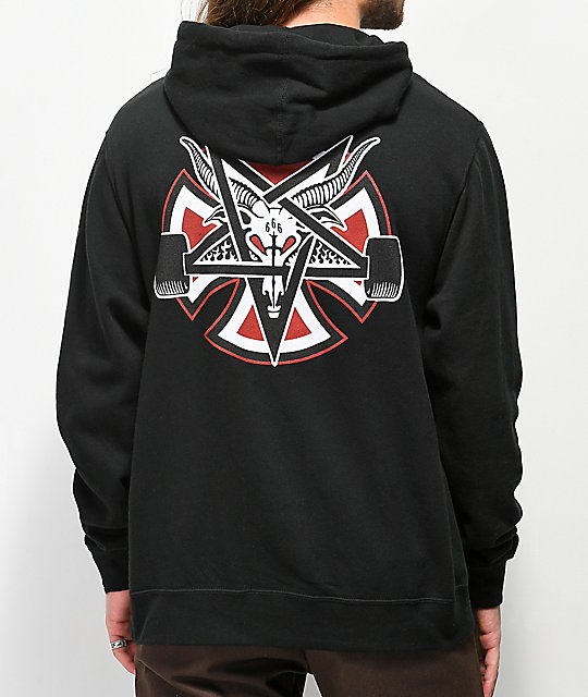 sudadera negra thrasher