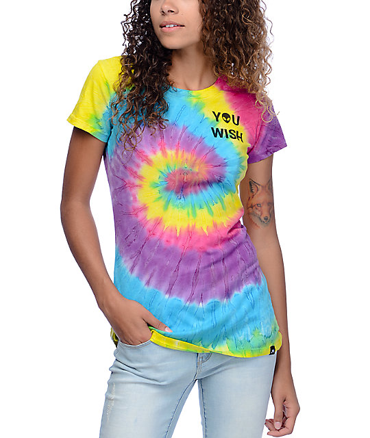 JV by Jac Vanek Alien Swirl Multi Color Tie Dye T-Shirt | Zumiez