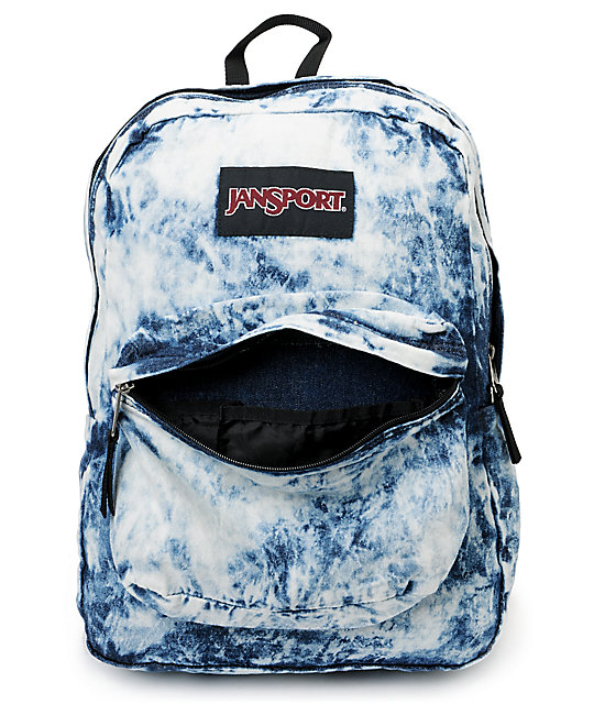 jansport denim backpack