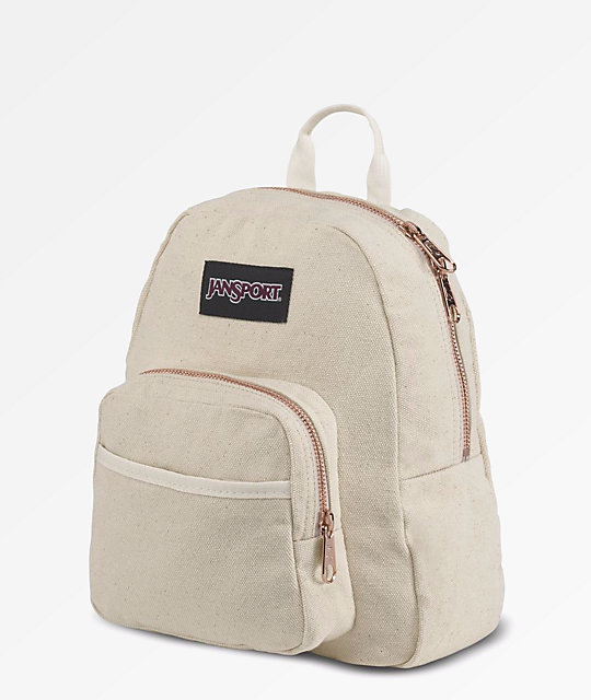 jansport mini backpack rose gold