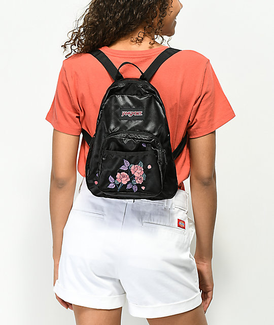 jansport backpack roses