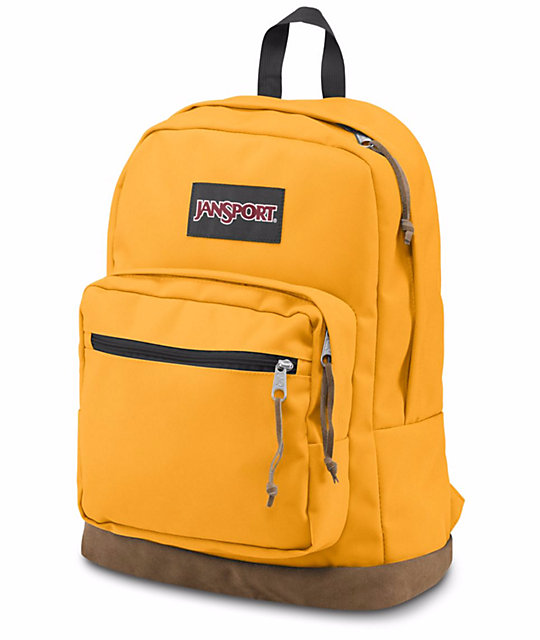 Jansport Right Pack English Mustard Mochila Amarilla Jansport Right Pack English Mustard Mochila Amarilla