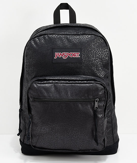 JanSport Right Pack Expressions Black Gel Leopard Backpack Zumiez