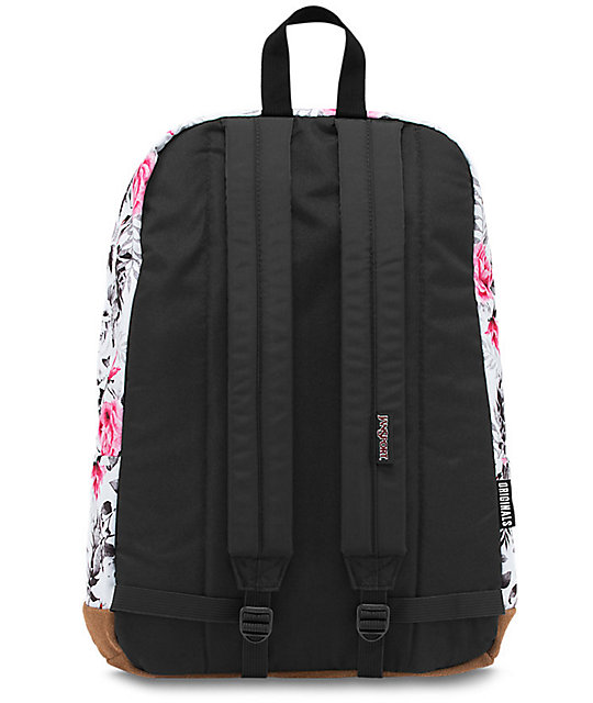 Black And White Floral Jansport Backpack | IUCN Water