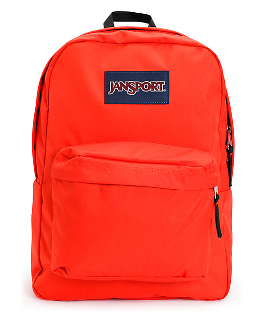 JanSport Superbreak High Red Backpack | Zumiez