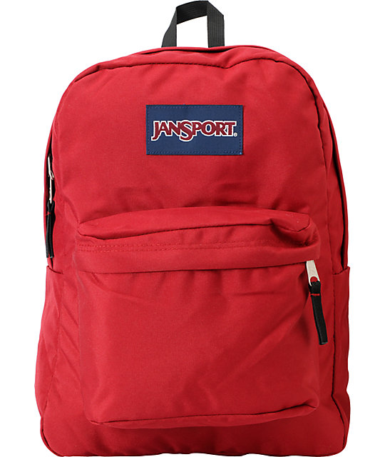 JanSport Superbreak Red Backpack | Zumiez