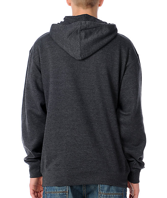 KR3W Mens Denim Co Charcoal Pullover Hoodie | Zumiez