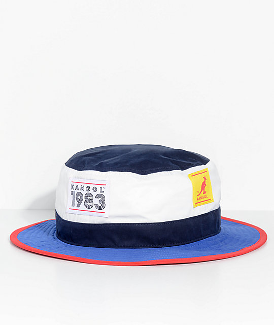 kangol bucket hat navy