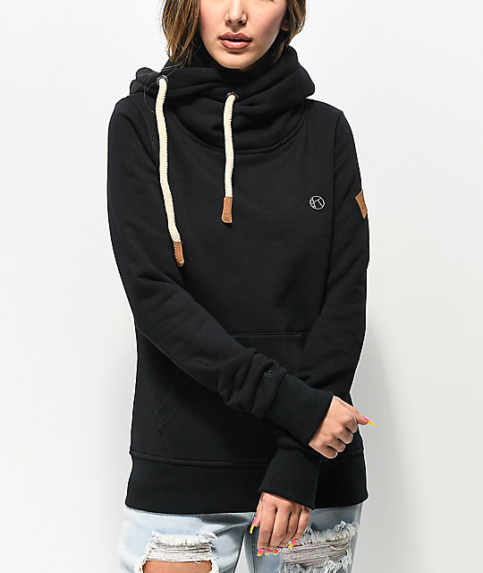 stylish black hoodie