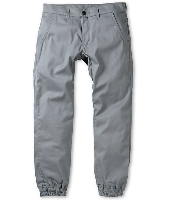 Kennedy Weekender Grey Denim Jogger Pants | Zumiez