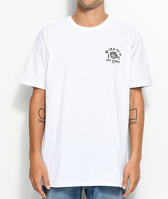 Key Street Fugu White T-Shirt | Zumiez