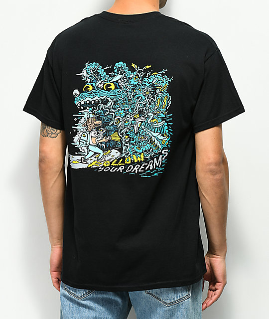 Killer Acid Dreams Black T-Shirt | Zumiez