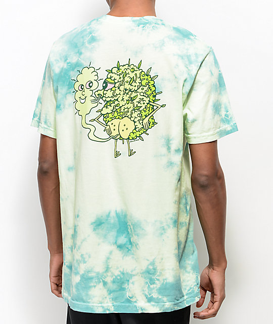 jonas brothers green tie dye shirt