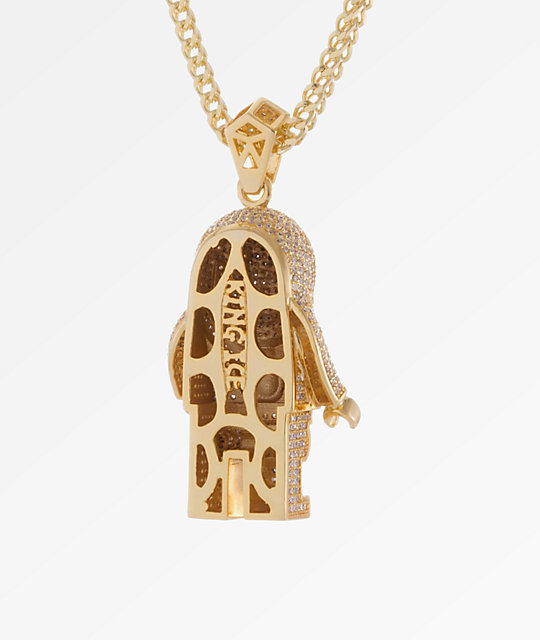 King Ice The Spaceman Gold Necklace Zumiez Ca King Ice The Spaceman Gold Necklace