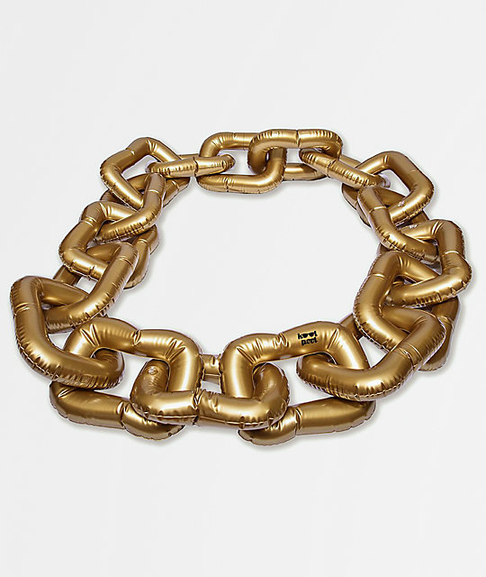 Kool Pool Gold Chain Pool Float | Zumiez