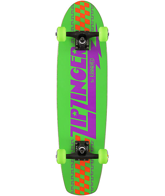 idées de planches pour progresser  Krooked-Zip-Zinger-30.3%26quot%3B--Cruiser-Complete-Skateboard-_222594-front