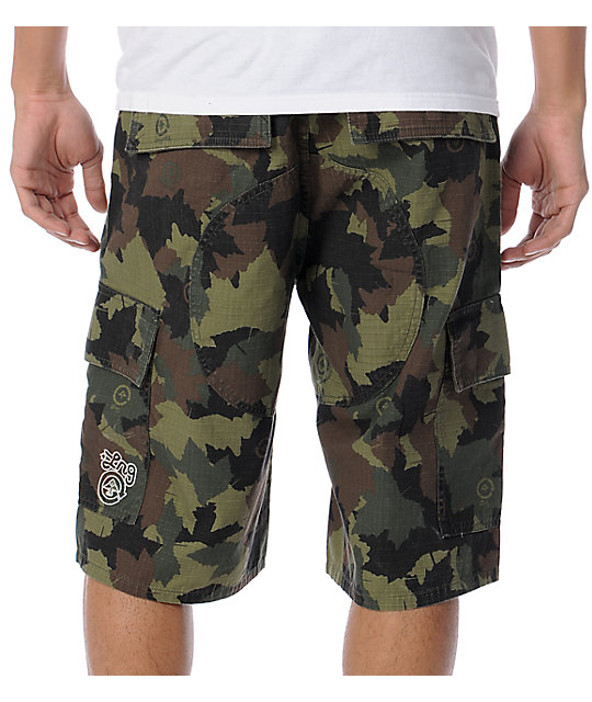 lrg camo shorts