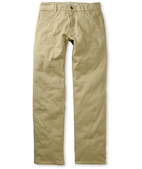 LRG CC True Straight Khaki Twill Jeans Zumiez