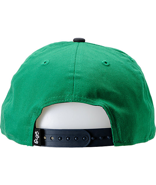 LRG Classic Tree Green & Black New Era Snapback Hat | Zumiez