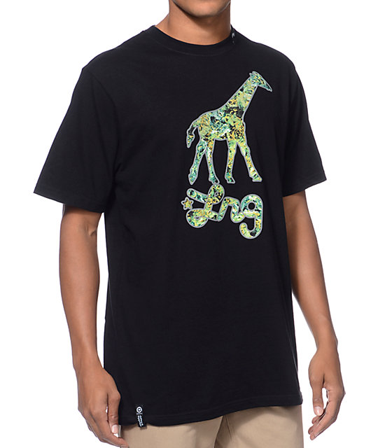 LRG Giraffe Nuggs Black T-Shirt