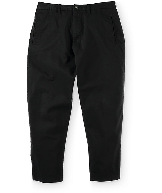 LRG Killson Black Cropped Chino Pants | Zumiez