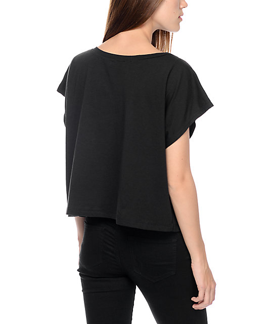 LRG No. 47 Lifted Black Crop T-Shirt | Zumiez