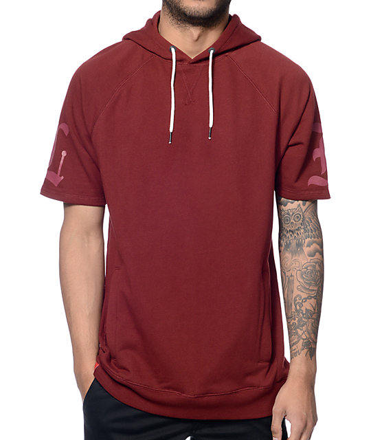 short sleeveless hoodie