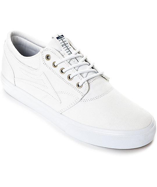 lakai skate shoes white