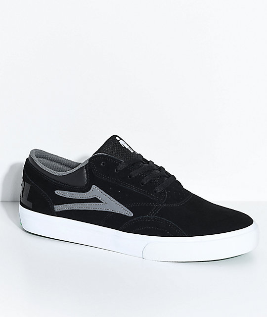 Lakai x Girl Griffin Black & White Skate Shoes | Zumiez
