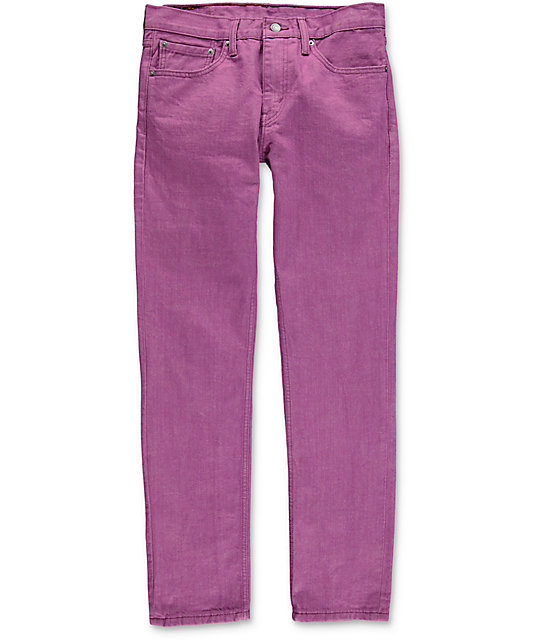 levis purple jeans