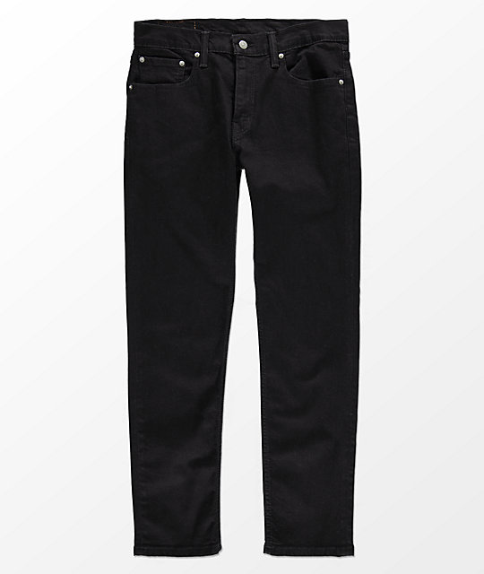 levi 502 black jeans