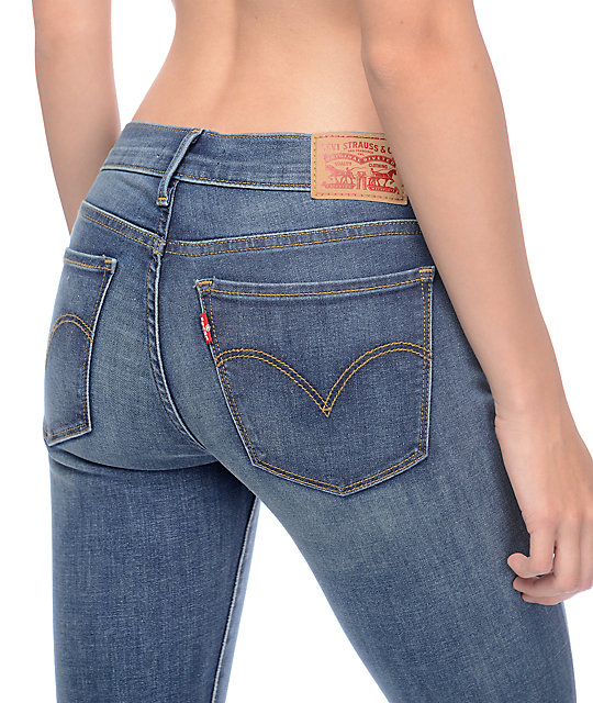 Levi's 710 Medium Waterfront Wash Super Skinny Jeans | Zumiez