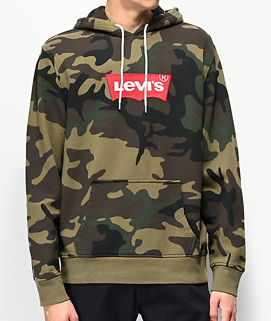 levi's green sweatshirt