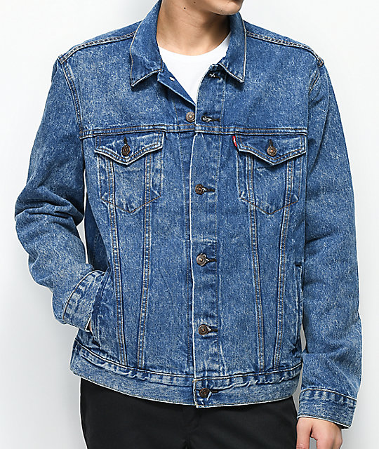 blue jean levi jacket