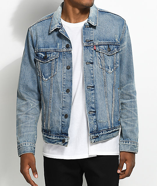 levi's trucker jeans jacket