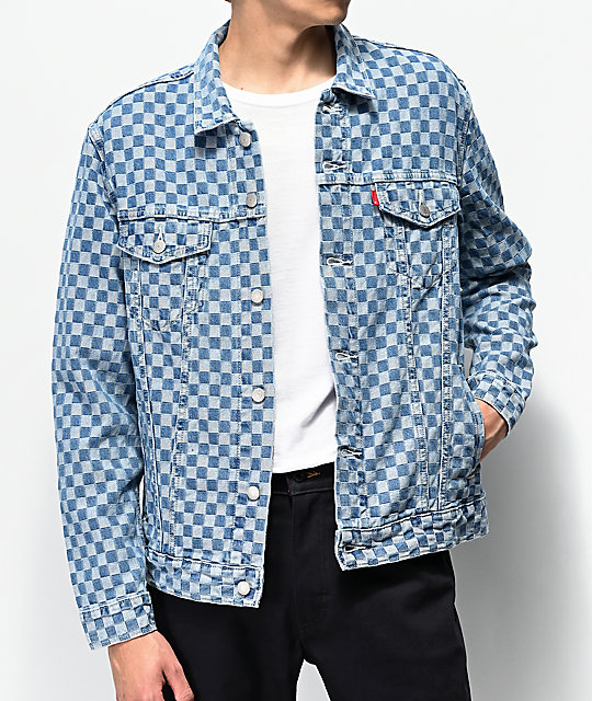 levis checkered jeans