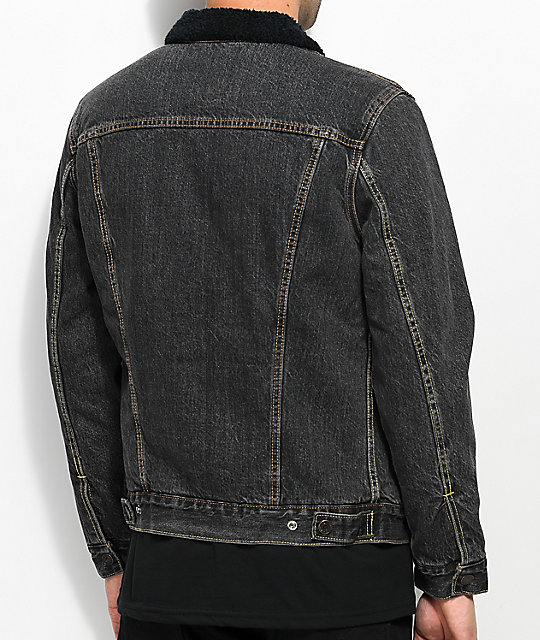 levi's type iii sherpa trucker jacket