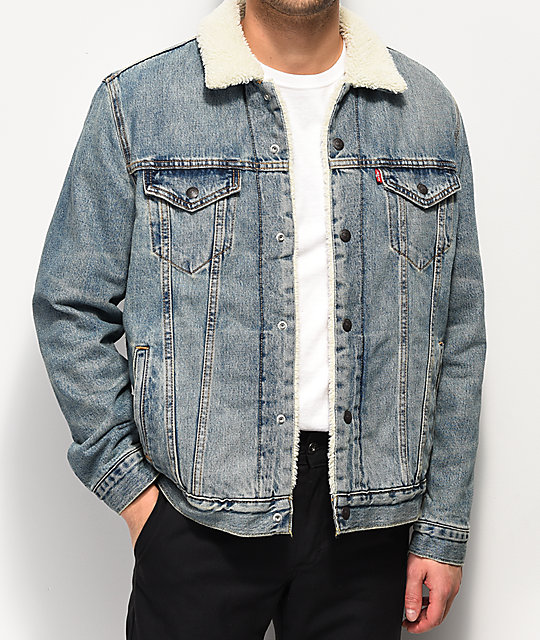 levis type 3 sherpa trucker jacket